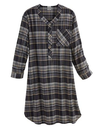 John Blair Flannel Nightshirt - Image 1 of 3