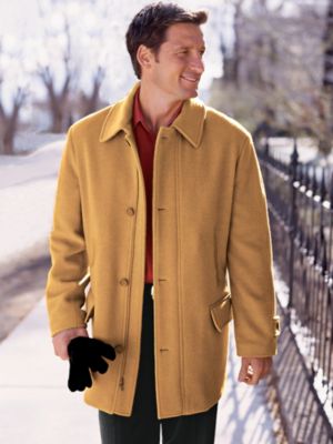 brown wool car coat