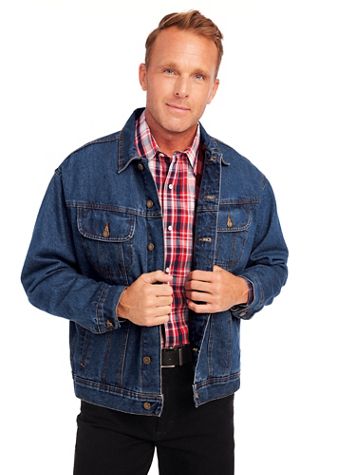 Wrangler Flannel-Lined Denim Jacket - Image 2 of 2