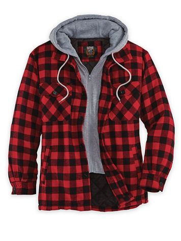 Hooded Flannel Jacket - Image 2 of 2