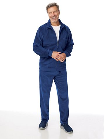 John Blair Velour Solid Jog Suit - Image 1 of 2