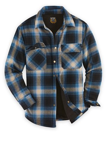 Snap-Front Flannel Shirt Jacket - Image 2 of 2