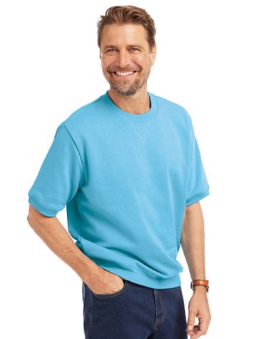 John Blair Supreme Fleece Short-Sleeve Sweatshirt - Image 1 of 20