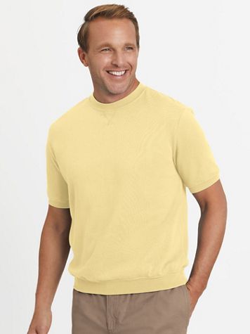 John Blair Supreme Fleece Short-Sleeve Sweatshirt - Image 1 of 9