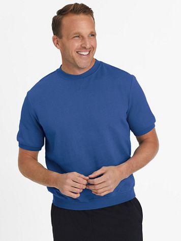 John Blair Supreme Fleece Short-Sleeve Sweatshirt - Image 1 of 20