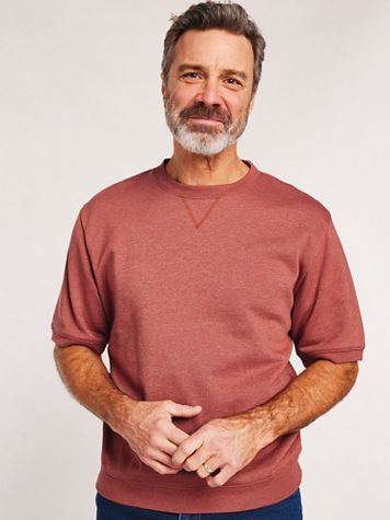 John Blair Supreme Fleece Short-Sleeve Sweatshirt - Image 1 of 20