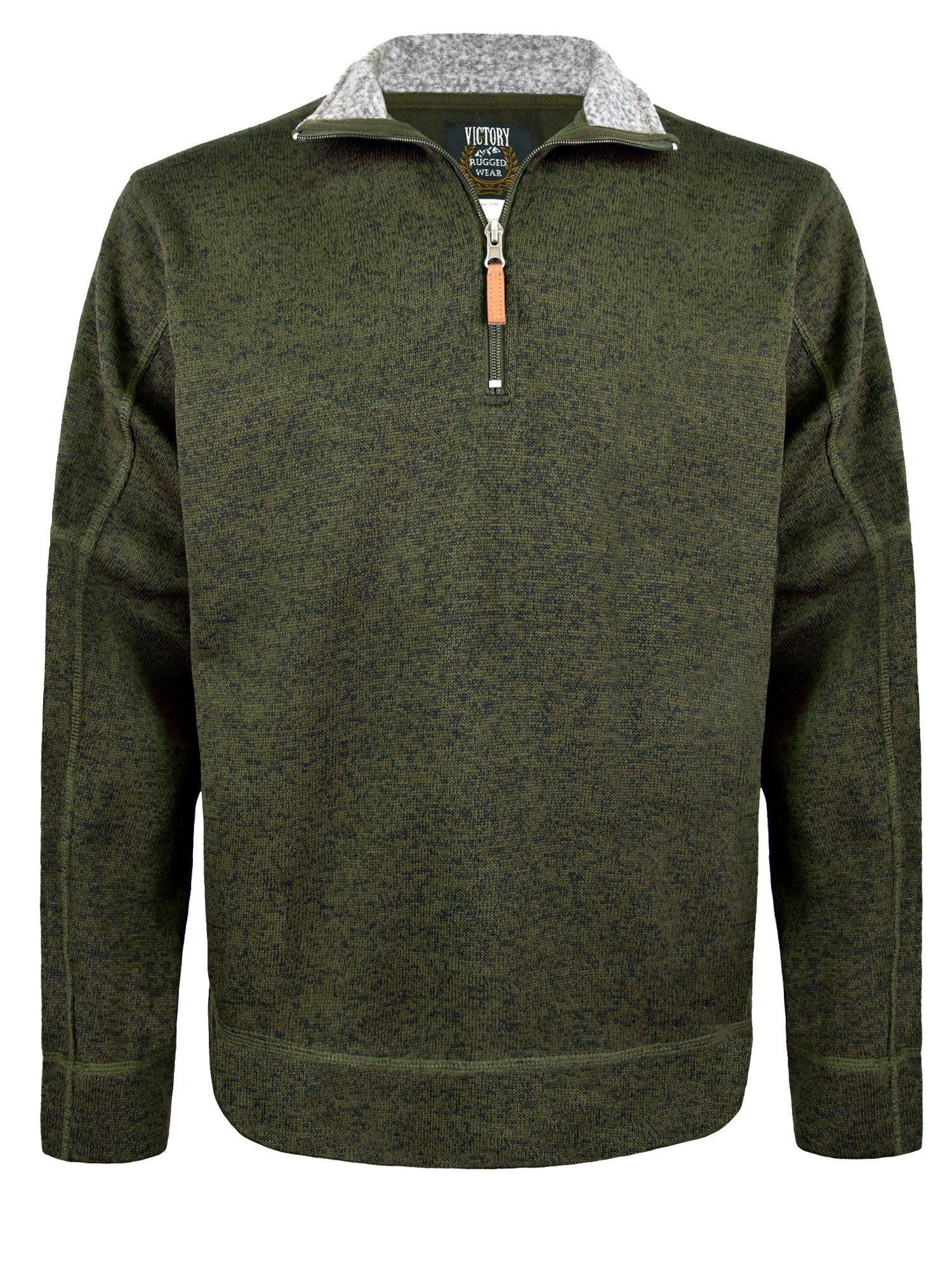 Victory Men's Med-weight Heather Fleece Pullover