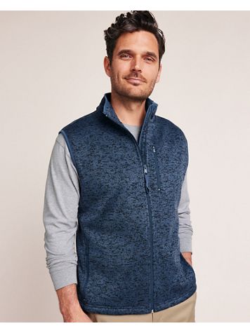 John Blair® Sweater Fleece Vest - Image 1 of 9
