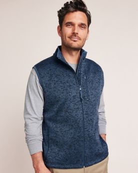 John Blair® Sweater Fleece Vest