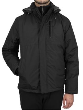 Spire By Galaxy Heavyweight Presidential Tech Jacket with Detachable Hood