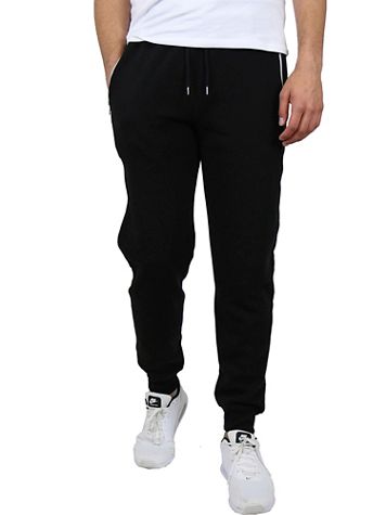 Galaxy by Harvic Fleece-Lined Jogger Sweatpants With Zipper Pockets - Image 1 of 7