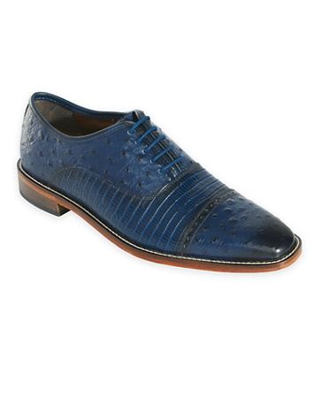 Stacy Adams Leather Cap Toe Oxford Shoes - Image 1 of 4