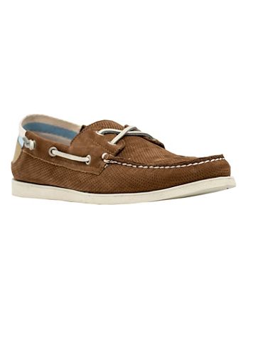 Frogg Toggs Beach Haven Handsewn Leather Boat Shoes - Image 2 of 2