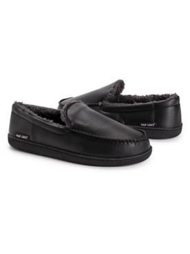 Muk Luks Faux Leather Moccasin Slipper