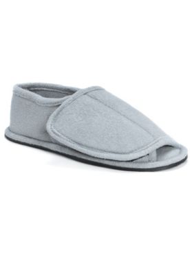 MUK LUKS® Men's Terry Open-Toe Velcro Slippers