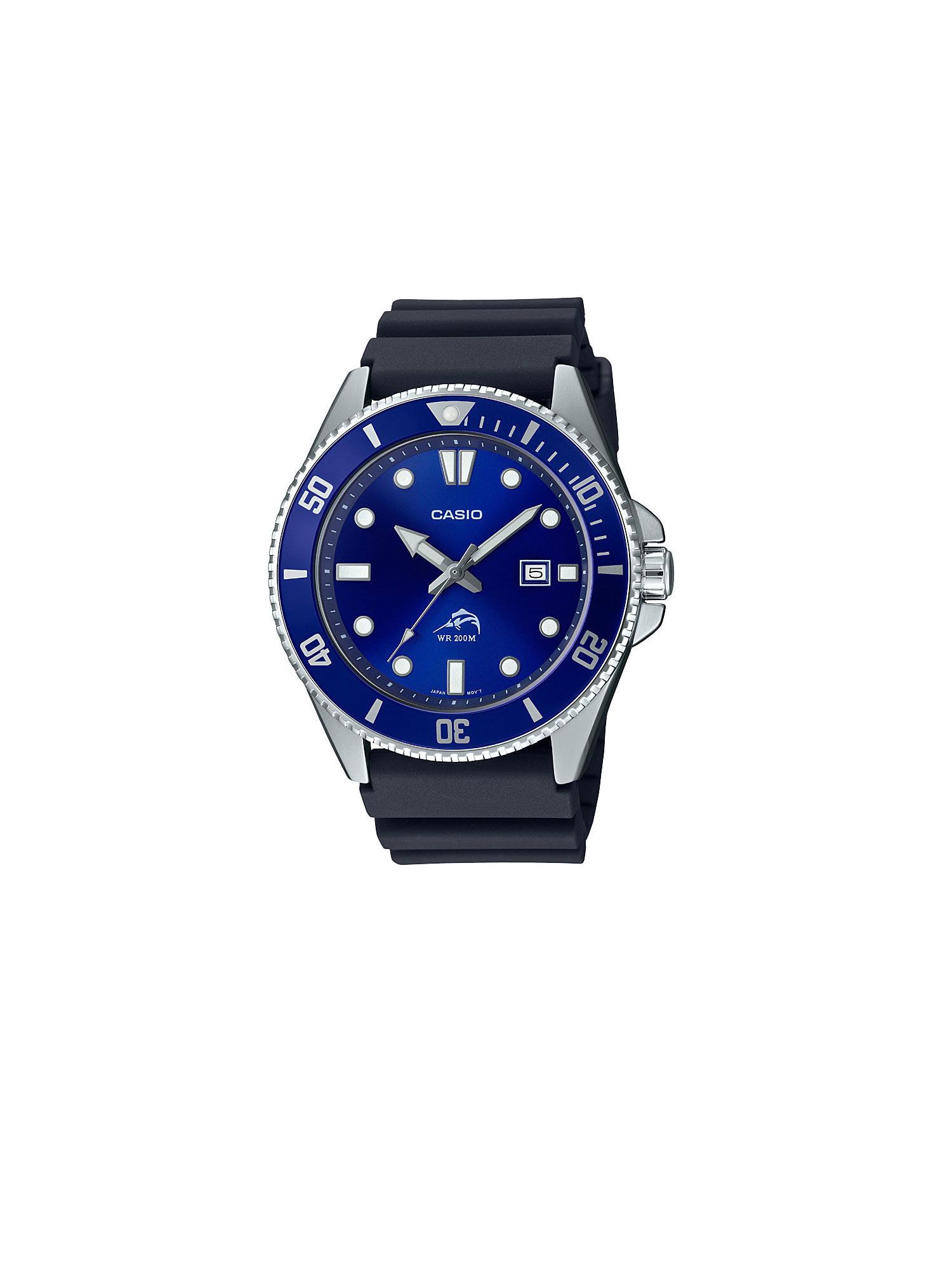 Casio Diver Inspired Black Resin Watch