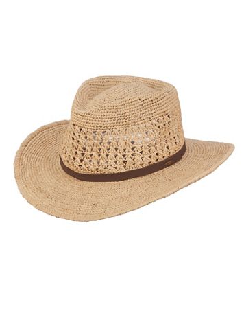 Scala Puerto Hand Crochted Raffia Hat - Image 2 of 2