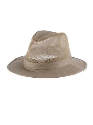 Dorfman Hat Co. Trailman Washed Twill Safari Hat  - Image 1 of 3