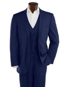 Mazari Modern Fit Vested Suit