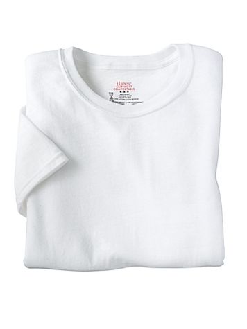 Hanes® Crew Neck Tee Shirt 4-Pack - Image 2 of 2