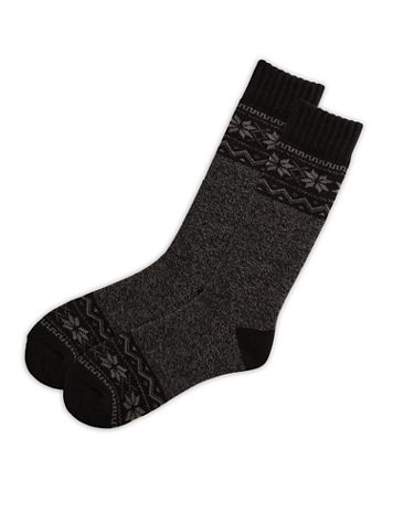 Thermal Terry-Lined Winter Crew-Length Socks - Image 1 of 1