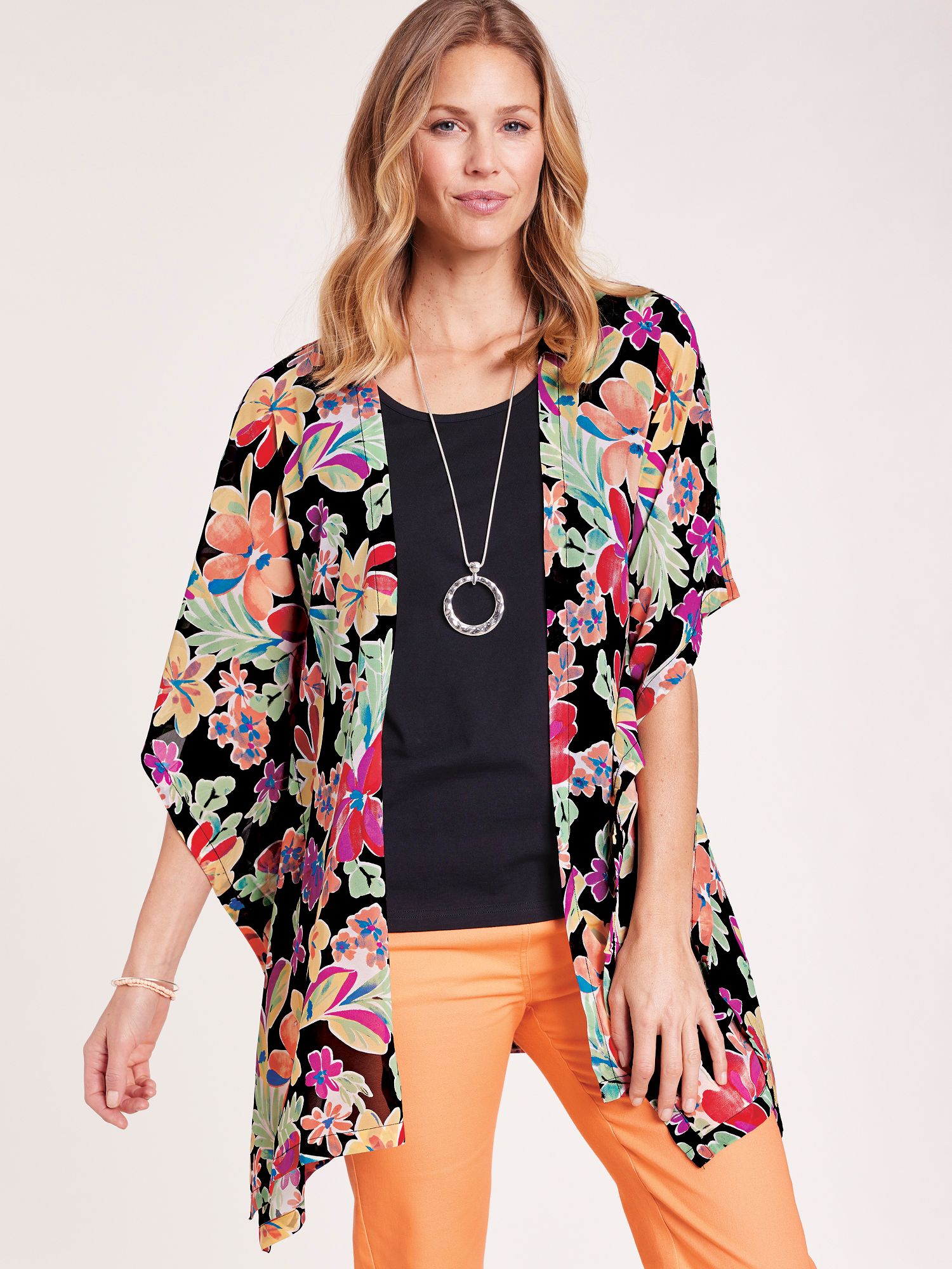 Printed Ruana