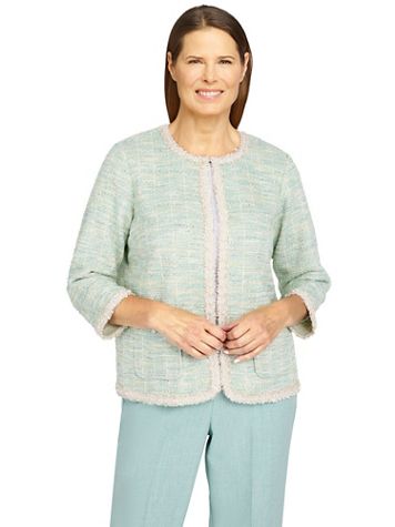 Alfred Dunner® Ladylike Chic Knit Jacket - Image 2 of 2