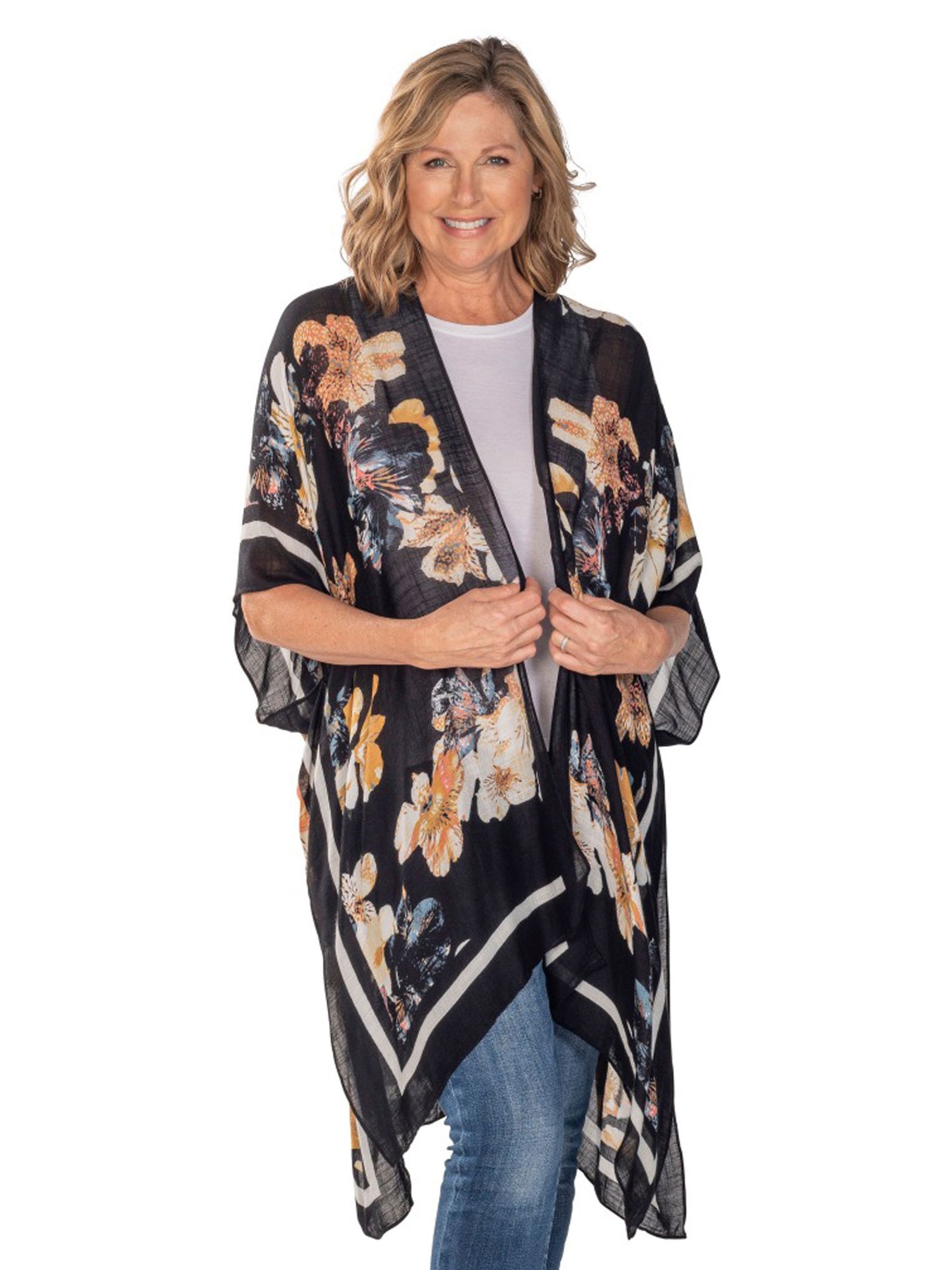 Linda Anderson Women's Kimono - Multi Floral