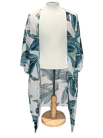 Linda Anderson Women's Kimono - Green - Image 2 of 2
