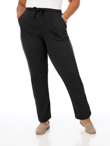 Essential Knit Drawstring Pull-On Pants - Image 1 of 6