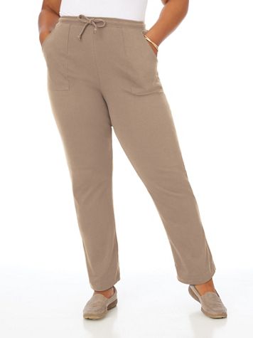 Essential Knit Drawstring Pull-On Pants - Image 1 of 11