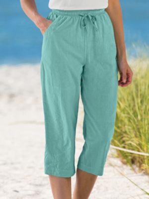 crinkle cotton pants plus size