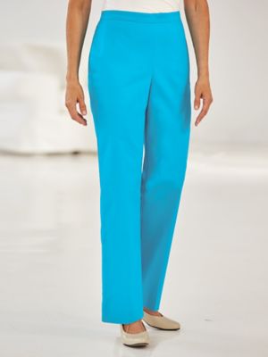 alfred dunner jeans flat front