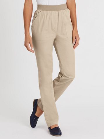 Pull-On Comfort Waistband Pants - Image 1 of 2