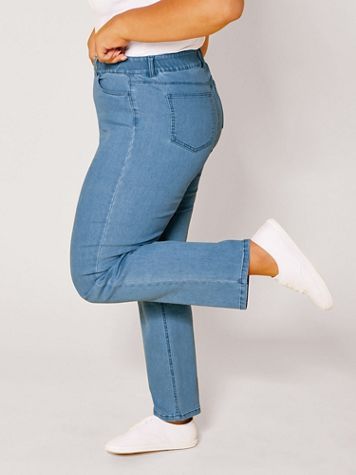 DenimEase™ Mid-Rise Slimming Jeans - Image 2 of 2