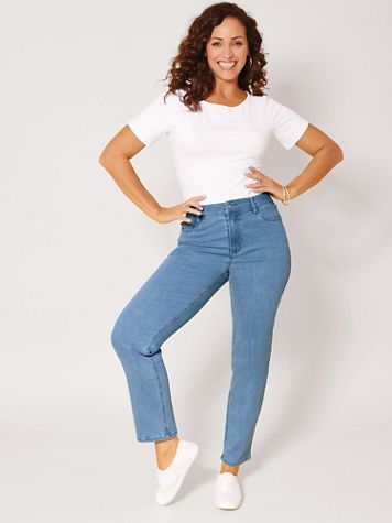 DenimEase Back-Elastic Jeans - Image 1 of 9
