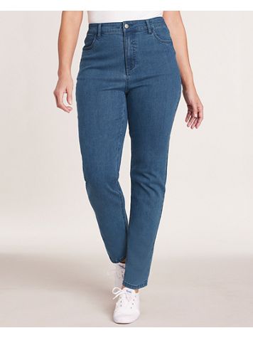DenimEase Back-Elastic Jeans - Image 1 of 13