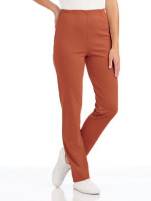 misses knit pull on pants