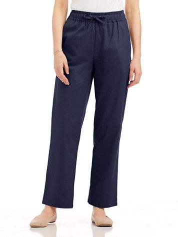 Wide-Leg Pull-On Pants - Image 1 of 4