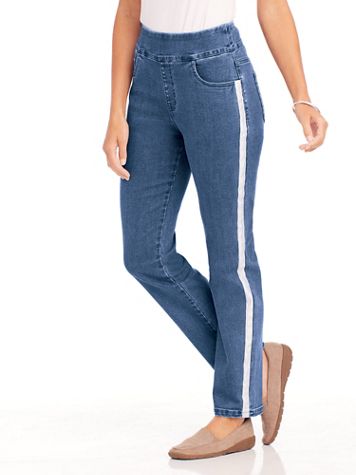 DenimEase™ Sparkle Tape Jeans - Image 3 of 3