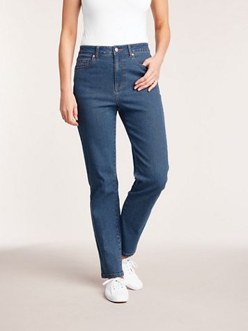 DenimEase Classic 5-Pocket Jeans - Image 1 of 9