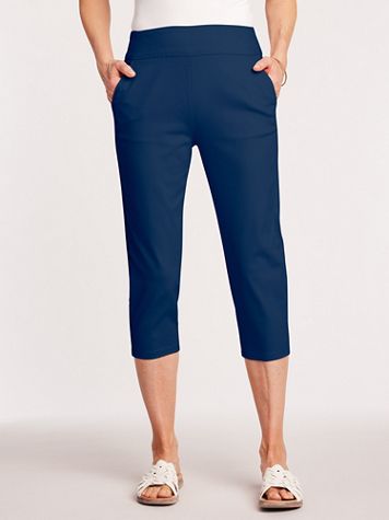 ClassicEase Stretch Capris - Image 1 of 6