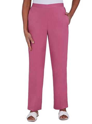 Alfred Dunner Palm Desert Twill Short Length Pant - Image 1 of 4
