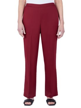 Alfred Dunner Sloanne Street Pull-On Proportioned Straight Leg Pants