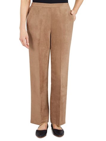 Alfred Dunner® Copper Canyon Soft Suede Medium Pant - Image 1 of 4