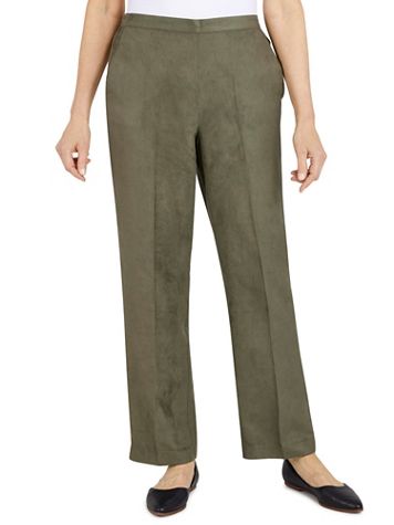 Alfred Dunner® Copper Canyon Soft Suede Short Pant - Image 1 of 6