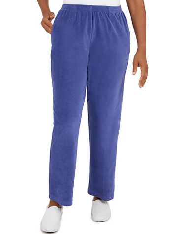 Alfred Dunner® The Big Easy Velour Medium Pants - Image 1 of 6