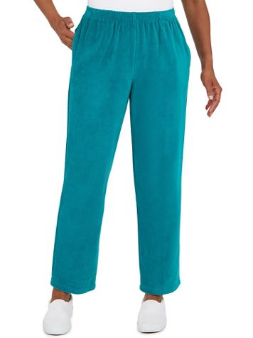 Alfred Dunner® The Big Easy Velour Medium Pants - Image 5 of 6