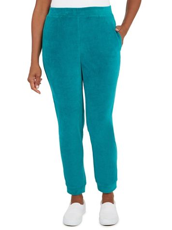 Alfred Dunner® The Big Easy Ribbed Velour Knit Jogger Pants - Image 5 of 6