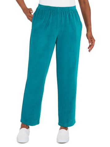 Alfred Dunner® The Big Easy Plush Velour Short Pants - Image 1 of 5